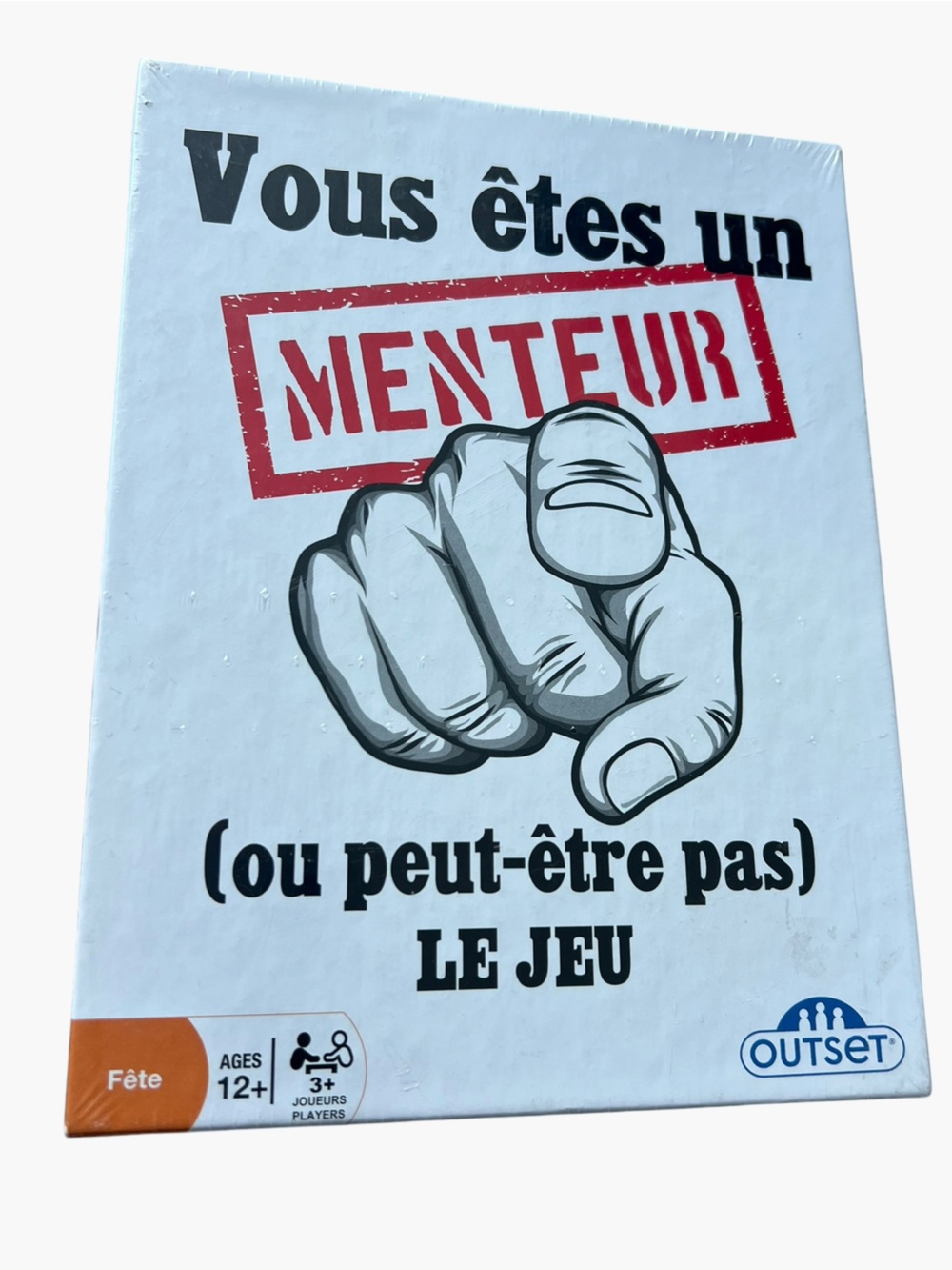 NWT Outset Media you are a liar (Or Maybe Not) board game New in FRENCH Version.